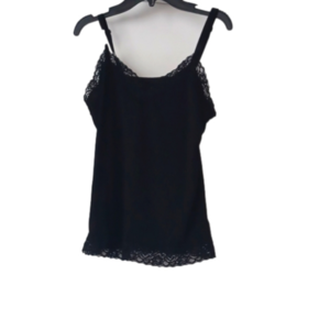 Lacy Black Susan Graver Tank-Top